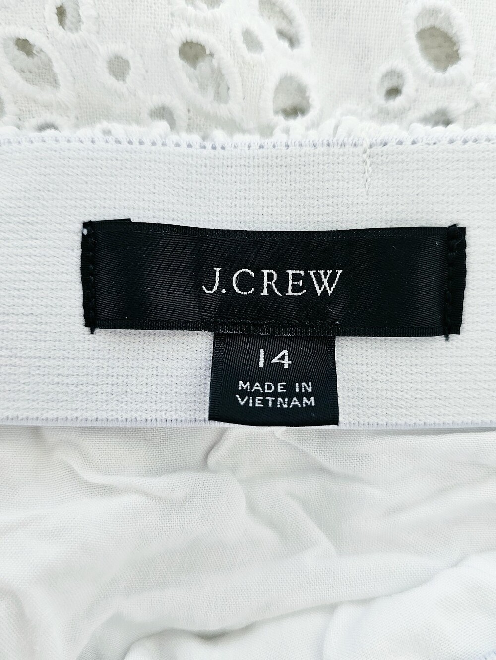 J. Crew Linen-blend White Side-slit Eyelet Maxi Skirt - Women - Picture 2 of 8